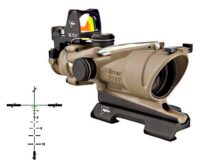 Trijicon ACOG ECOS 4X32mm Green Crosshair 5.56 Reticle  3.25 MOA RMR Type 2 FDE TA31-D-100554