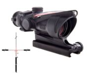 Trijicon ACOG 4X32 Red Chevron Reticle Includes Flattop Mount TA31-CH