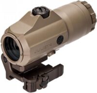 Sig Sauer JULIET 4 FDE Magnifier 4X24mm W/ QD & Flip to Side Mount SOJ41002