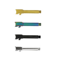 G19 Threaded Barrels, DLC, Stainless Steel, PVD & Gold. Glock 19