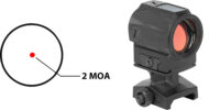 HolosunSCRS-RD-2 Solar Powered 2 MOA Reflex Red Dot Optic W/ Co-Witness Mount