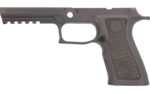 Sig Sauer Laser Engraved Grip Module Fits Sig Sauer P320F 9/40 Tungsten Infused Polymer Medium Gray