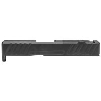 Grey Ghost Precision Stripped Slide Glock 43/43X Optic Cut RMS-C in G43X Black