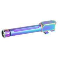 True Precision Fluted Barrel 9MM Rainbow PVD Threaded For Glock 19 & 19X Gen 1-5