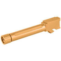 True Precision Fluted Barrel 9MM Gold Threaded For Glock 19 & 19X Gen 1-5
