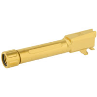 True Precision Fluted 3.1" Barrel 9MM Gold Threaded Sig P365, 365X & SAS