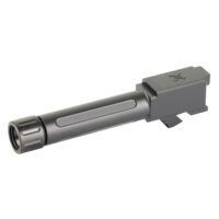 True Precision Fluted 3.88" Threaded Barrel 9MM Glock 26 Black DLC Gen 1-5