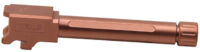 True Precision Fluted 4.75" Barrel 9MM Copper Tin Threaded & Protector CZ P-10C