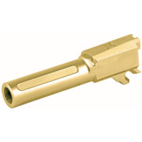 True Precision Fluted Barrel 9MM Gold Fits Sig P365, P365X, SAS, MACRO & Spectre