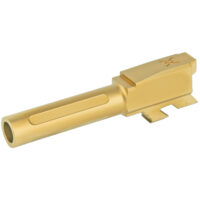 True Precision Fluted 3.4" Barrel 9MM Gold Titanium Nitride Fits Glock 43/43X