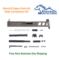 Anderson KIGER-9C PRO Stripped Slide Glock 19 Compatible for G19 Combo Build KIT