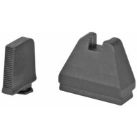 AmeriGlo Tall Suppressor Sight 9XL Height All Glocks Except 42/43 Serrated Black