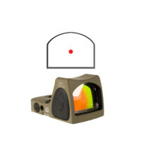 Trijicon RMR Type 2 Reflex 6.5 MOA Red Dot Adjustable LED FDE RM07-C-700717