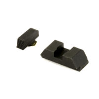 AmeriGlo Defoor Iron Sights Glock 42 and 43 Black Serrated Front & Black Rear