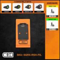 C&H Precision Adapte Sig P320X ROMEO1 Pro Slide to RMR/Holosun 407/507/508C,508T