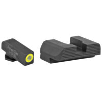 AmeriGlo Protector Iron Sights Glock 42 & 43 Green Tritium Lime Round Outline