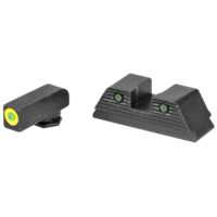 AmeriGlo Trooper Iron Sights for Glock 20,21,29,30,31,32,36,40,41 Green Tritium
