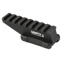 Unity Tactical FAST Red Dot Riser elevates Cowitness to 2.26" Height FST-ORAB