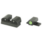 Sig Sauer XRay Iron Sight #6 Tritium Green Front #8 Square Notch Rear SOX10001