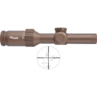 SIG SAUER Tango6t 1-6x24 30mm Tube FL-6 Hellfire Dot Illuminated Reticle SFP SOT61230