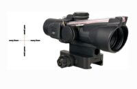 Trijicon ACOG, 2X20mm Dual Illuminated Red Crosshair Prism Optic TA47-C-400343