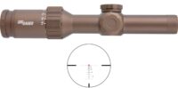 SIG SAUER Tango6t 1-6x24 30mm Tube FDE 5.56/7.62 Horseshoe Dot Illuminated Reticle FFP SOT61231