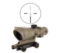 Trijicon ACOG FDE 4x32 RED Dual Illuminated .223 Crosshair Reticle TA51 Mount TA31-C-100372