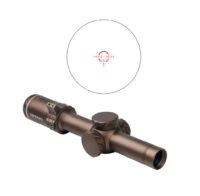 Riton 3 Series Tactix FDE Scope 1-8X24mm 30mm Tube OT Illuminated Reticle SFP