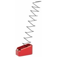 Taran Tactical G43 Magazine Base Pad Glock 43 +2 Titanium Red GBP9-03