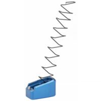 Taran Tactical G43 Magazine Base Pad Glock 43 +2 Titanium Blue GBP9-02