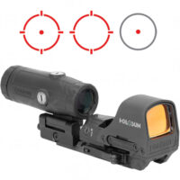 Holosun HS-510C-HM3X Red MRS Solar Reflex & 3X Magnifier Optic Combo W/QD Mounts