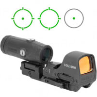 Holosun 510C HM3X Green MRS Solar Reflex & 3X Magnifier Combo HE510C-GR-HM3X