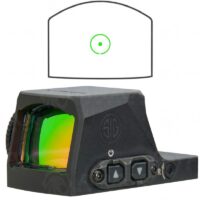 Sig Sauer Romeo-X Enclosed Green Circle Dot Reflex Optic DPP R1P SORX1380