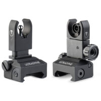 Ultradyne C4 Front & Rear Sight Combo 4.7oz 140 Steel Flip up Iron Sights 10480