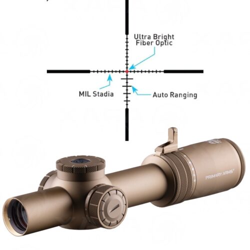 Primary Arms PLxC FDE Scope 1-8X24MM FFP Illuminated PA-PLXC-1-8x24S-NOVA-FDE